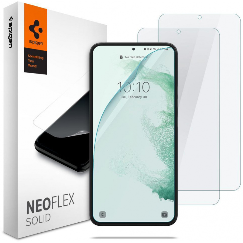 homescreen.pl - Folia Spigen Neo Flex Samsung Galaxy S22+ Plus [2 PACK]