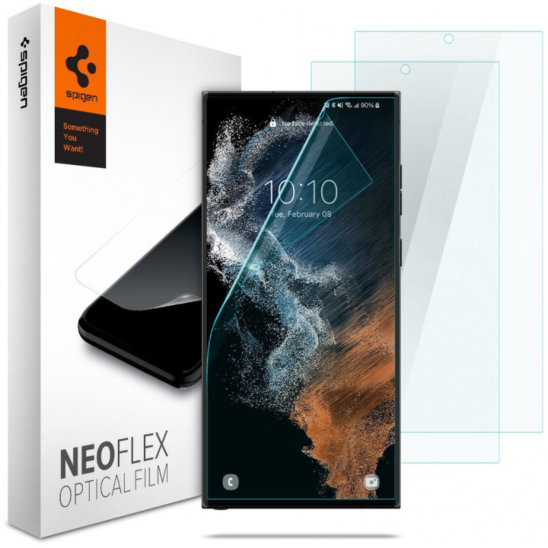 homescreen.pl - Folia Spigen Neo Flex Samsung Galaxy S22 Ultra [2 PACK]