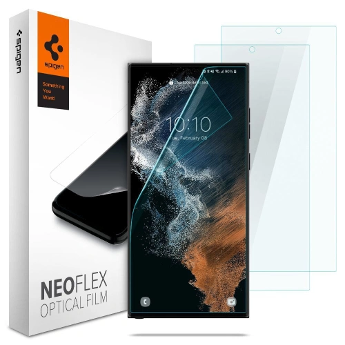 homescreen.pl - Folia Spigen Neo Flex Samsung Galaxy S22 Ultra [2 PACK]