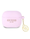 Etui Guess GUA3LSC4EU Apple AirPods 3 kryt fialový/purple Charm Collection