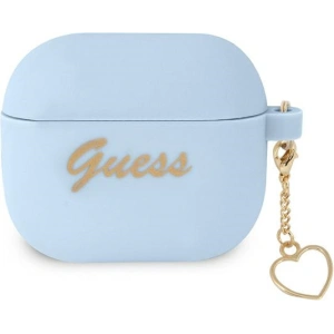 Kup Etui Guess GUA3LSCHSB Apple AirPods 3 cover niebieski/blue Silicone Charm Collection - GUE1575BLU - {ean13} - Sklep Home Screen