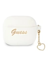 Etui Guess GUA3LSCHSH Apple AirPods 3 cover biały/white Silicone Charm Collection