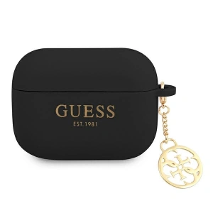 Kup Etui Guess GUAPLSC4EK Apple AirPods Pro cover czarny/black Silicone Charm Collection - GUE1578BLK - {ean13} - Sklep Home Screen