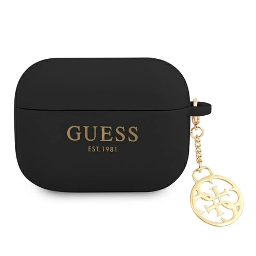 Kup Case Guess GUAPLSC4EK Apple AirPods Pro Hülle schwarz/schwarzes Silikon Charm Kollektion - GUE1578BLK - {ean13} - Sklep Home Screen