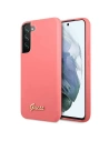 homescreen.pl - Etui Guess GUHCS22MLSLMGFU Samsung Galaxy S22+ Plus fuksja/fuchsia hardcase Silicone Script Metal Logo