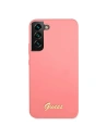 Kup Etui Guess GUHCS22MLSLMGFU Samsung Galaxy S22+ Plus fucsia/hardcase Silicon Script Metal Logo - GUE1566 - {ean13} - Sklep Home Screen