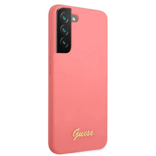 Kup Etui Guess GUHCS22MLSLMGFU Samsung Galaxy S22+ Plus fucsia/hardcase Silicon Script Metal Logo - GUE1566 - {ean13} - Sklep Home Screen