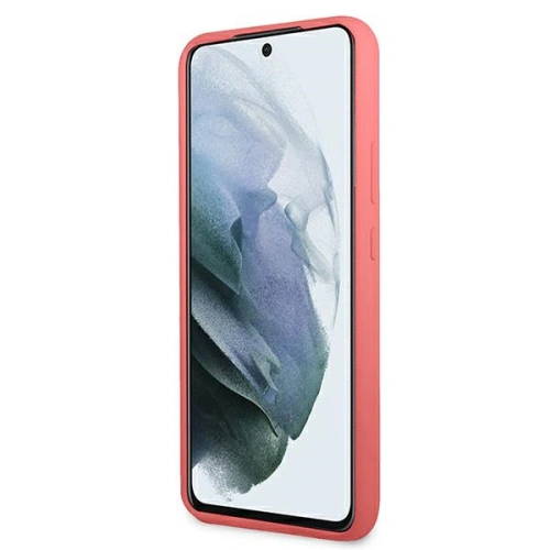 Kup Etui Guess GUHCS22MLSLMGFU Samsung Galaxy S22+ Plus fucsia/hardcase Silicon Script Metal Logo - GUE1566 - {ean13} - Sklep Home Screen