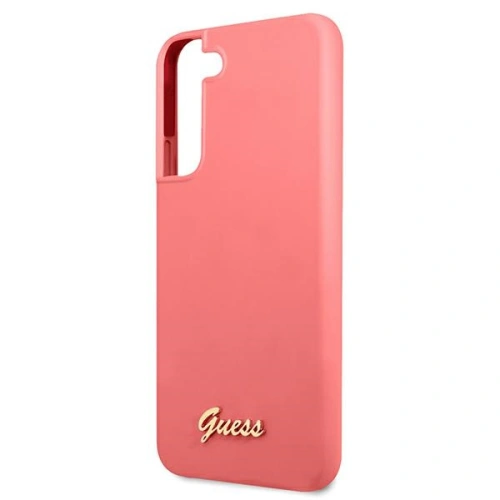 Kup Etui Guess GUHCS22MLSLMGFU Samsung Galaxy S22+ Plus fucsia/hardcase Silicon Script Metal Logo - GUE1566 - {ean13} - Sklep Home Screen
