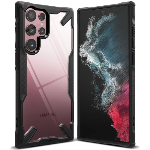 Kup Etui Ringke Fusion-X Samsung Galaxy S22 Ultra Negru - RGK1540BLK - {ean13} - Sklep Home Screen