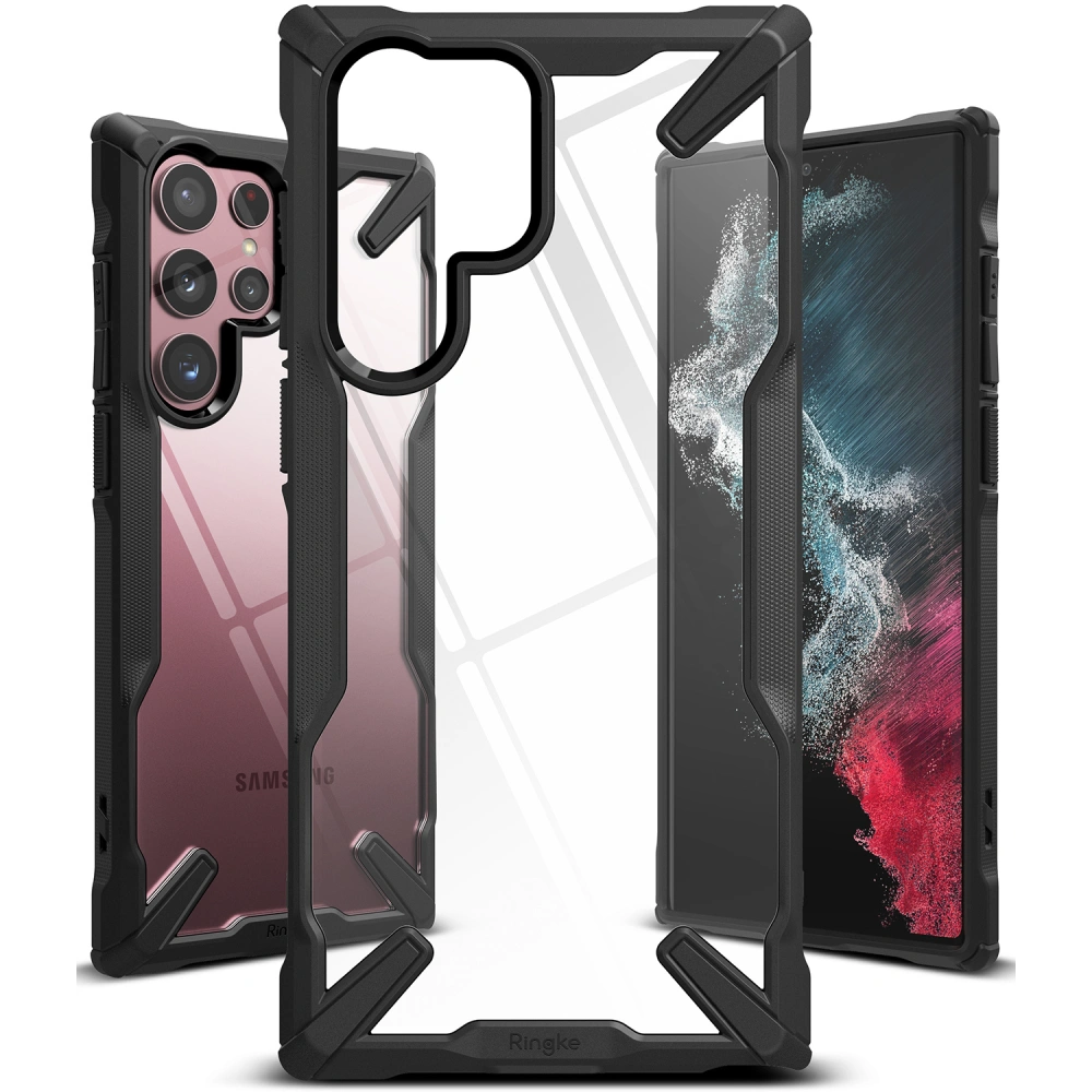 homescreen.pl - Etui Ringke Fusion-X Samsung Galaxy S22 Ultra Black