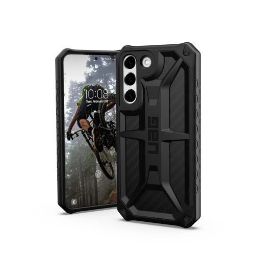 Kup Etui UAG Urban Armor Gear Monarch Samsung Galaxy S22+ Plus (uhlíková vlákna) - UAG891CRBFIB - {ean13} - Sklep Home Screen