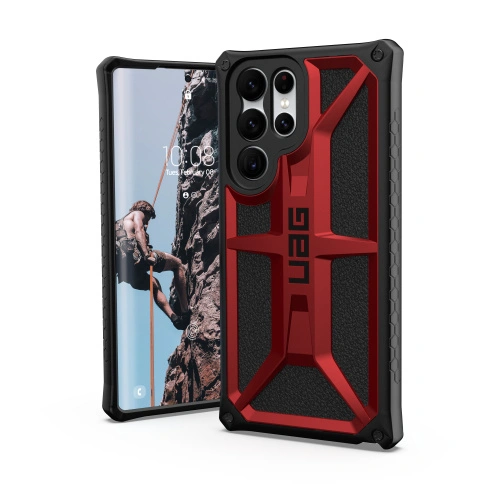 Kup Etui UAG Urban Armor Gear Monarch Samsung Galaxy S22 Ultra (piros) - UAG896RED - {ean13} - Sklep Home Screen