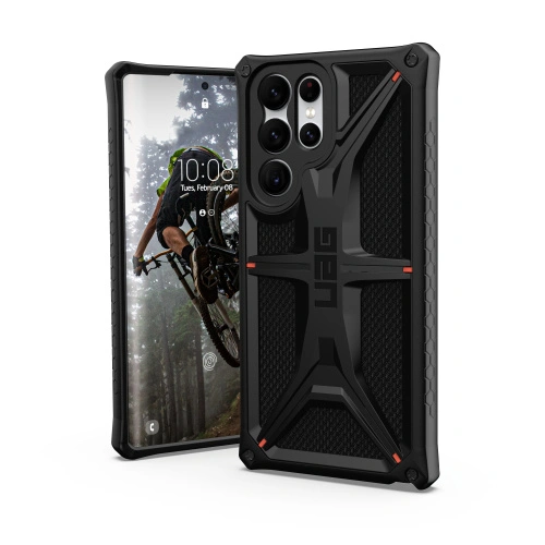 Kup Case UAG Urban Armor Gear Monarch Samsung Galaxy S22 Ultra (Kevlar - schwarz) - UAG899KEVBLK - {ean13} - Sklep Home Screen