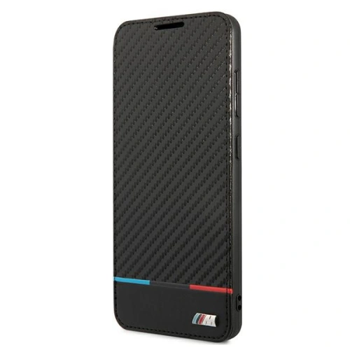 Kup Case BMW BMBKS21FEPUCARTCBK Samsung Galaxy S21 FE schwarz/black Buchhülle M Collection Triangles - BMW271BLK - {ean13} - Sklep Home Screen
