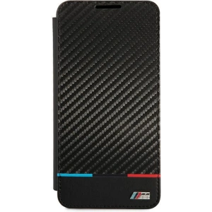 Kup Etui BMW BMBKS21FEPUCARTCBK Samsung Galaxy S21 FE czarny/black bookcase M Collection Triangles - BMW271BLK - {ean13} - Sklep Home Screen
