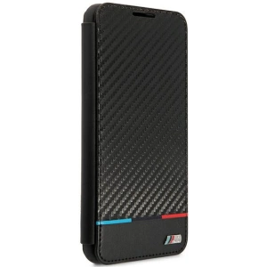 Kup Etui BMW BMBKS21FEPUCARTCBK Samsung Galaxy S21 FE negru/bookcase M Collection Triangles - BMW271BLK - {ean13} - Sklep Home Screen