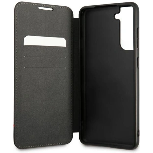 Kup Etui BMW BMBKS21FEPUCARTCBK Samsung Galaxy S21 FE czarny/black bookcase M Collection Triangles - BMW271BLK - {ean13} - Sklep Home Screen