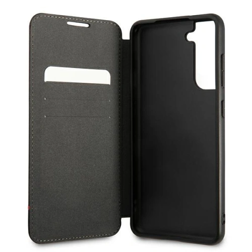 Kup Etui BMW BMBKS21FEPUCARTCBK Samsung Galaxy S21 FE černý/black bookcase M Collection Triangles - BMW271BLK - {ean13} - Sklep Home Screen