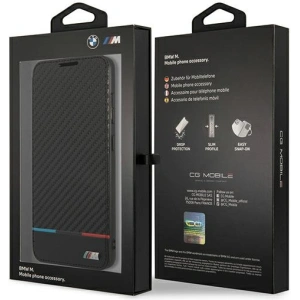 Kup Etui BMW BMBKS21FEPUCARTCBK Samsung Galaxy S21 FE czarny/black bookcase M Collection Triangles - BMW271BLK - {ean13} - Sklep Home Screen