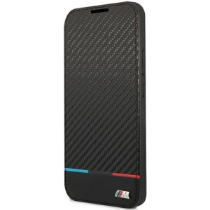 homescreen.pl - Etui BMW BMBKS22MPUCARTCBK Samsung Galaxy S22+ Plus czarny/black bookcase M Collection Triangles