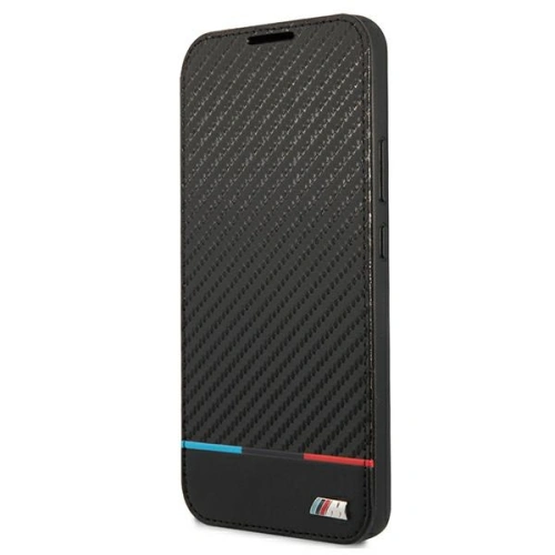 Kup Case BMW BMBKS22MPUCARTCBK Samsung Galaxy S22+ Plus schwarz/black Buchhülle M Collection Triangles - BMW273BLK - {ean13} - Sklep Home Screen