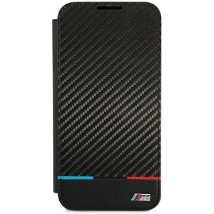 homescreen.pl - Etui BMW BMBKS22MPUCARTCBK Samsung Galaxy S22+ Plus czarny/black bookcase M Collection Triangles