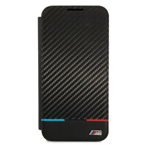 Buy BMW BMBKS22MPUCARTCBK Samsung Galaxy S22+ Plus black bookcase M Collection Triangles - BMW273BLK - {ean13} - Home Screen Store Europe
