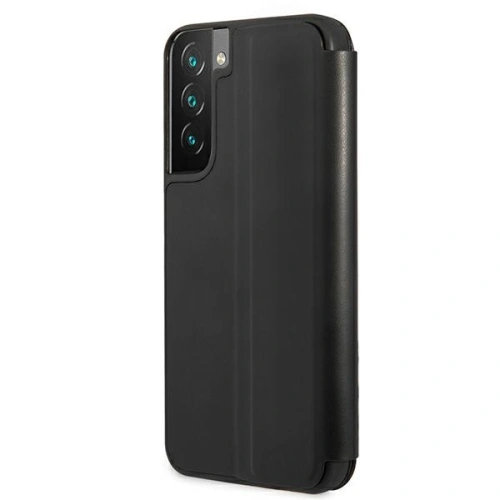 Kup Case BMW BMBKS22MPUCARTCBK Samsung Galaxy S22+ Plus schwarz/black Buchhülle M Collection Triangles - BMW273BLK - {ean13} - Sklep Home Screen