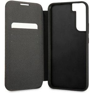 homescreen.pl - Etui BMW BMBKS22MPUCARTCBK Samsung Galaxy S22+ Plus czarny/black bookcase M Collection Triangles