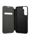 Buy BMW BMBKS22MPUCARTCBK Samsung Galaxy S22+ Plus black bookcase M Collection Triangles - BMW273BLK - {ean13} - Home Screen Store Europe