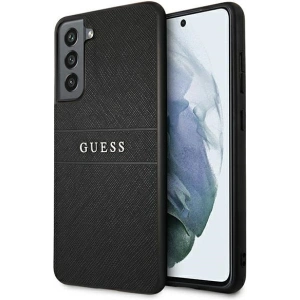 Kup Etui Guess GUHCS21FPSASBBK Samsung Galaxy S21 FE czarny/black Saffiano Stripe - GUE1581BLK - {ean13} - Sklep Home Screen