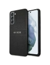 Etui Guess GUHCS21FPSASBBK Samsung Galaxy S21 FE negru/black Saffiano Stripe