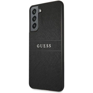 Kup Etui Guess GUHCS21FPSASBBK Samsung Galaxy S21 FE czarny/black Saffiano Stripe - GUE1581BLK - {ean13} - Sklep Home Screen