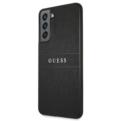Kup Etui Guess GUHCS21FPSASBBK Samsung Galaxy S21 FE czarny/black Saffiano Stripe - GUE1581BLK - {ean13} - Sklep Home Screen