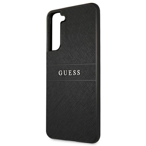 Kup Etui Guess GUHCS21FPSASBBK Samsung Galaxy S21 FE czarny/black Saffiano Stripe - GUE1581BLK - {ean13} - Sklep Home Screen