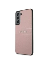 Kup Etui Guess GUHCS21FPSASBPI Samsung Galaxy S21 FE roz/pink Saffiano Stripe - GUE1582PNK - {ean13} - Sklep Home Screen