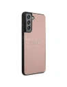 Kup Etui Guess GUHCS21FPSASBPI Samsung Galaxy S21 FE roz/pink Saffiano Stripe - GUE1582PNK - {ean13} - Sklep Home Screen