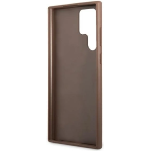 Kup Case Guess GUHCS22LG4GFBR Samsung Galaxy S22 Ultra braun/brown Hartschale 4G Metall Gold-Logo - GUE1583BR - {ean13} - Sklep Home Screen