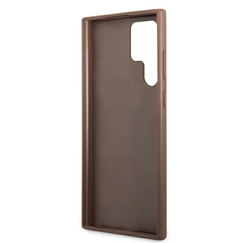 Kup Case Guess GUHCS22LG4GFBR Samsung Galaxy S22 Ultra braun/brown Hartschale 4G Metall Gold-Logo - GUE1583BR - {ean13} - Sklep Home Screen