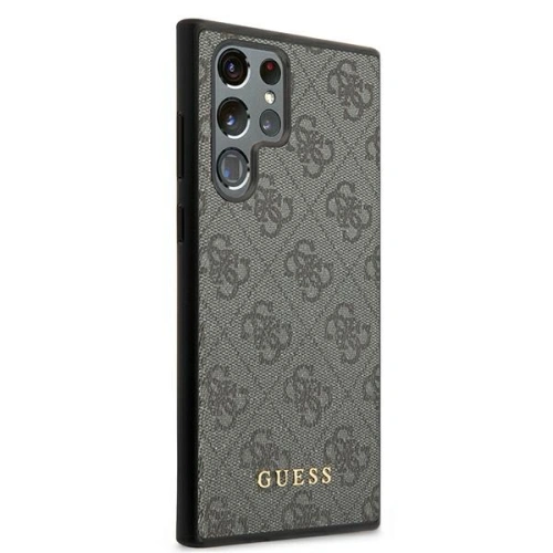 Kup Case Guess GUHCS22LG4GFGR Samsung Galaxy S22 Ultra grau/grey Hartschale 4G Metall Gold Logo - GUE1584GRY - {ean13} - Sklep Home Screen