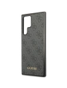 Kup Etui Guess GUHCS22LG4GFGR Samsung Galaxy S22 Ultra szary/grey hard case 4G Metal Gold Logo - GUE1584GRY - {ean13} - Sklep Home Screen