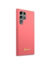 Kup Etui Guess GUHCS22LLSLMGFU Samsung Galaxy S22 Ultra fuchsie/fuchsia tvrdý kryt silikonový Script Metal Logo - GUE1585FHS - {ean13} - Sklep Home Screen