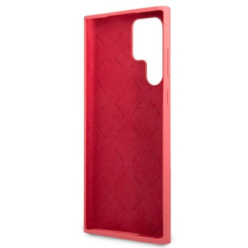 Kup Etui Guess GUHCS22LLSLMGFU Samsung Galaxy S22 Ultra fuchsie/fuchsia tvrdý kryt silikonový Script Metal Logo - GUE1585FHS - {ean13} - Sklep Home Screen