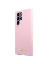 Kup Etui Guess GUHCS22LLSLMGLA Samsung Galaxy S22 Ultra levandulová/lavender hardcase silikonový skript metalové logo - GUE1586LAV - {ean13} - Sklep Home Screen
