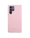 Kup Etui Guess GUHCS22LLSLMGLA Samsung Galaxy S22 Ultra levandulová/lavender hardcase silikonový skript metalové logo - GUE1586LAV - {ean13} - Sklep Home Screen