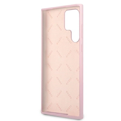 Kup Etui Guess GUHCS22LLSLMGLA Samsung Galaxy S22 Ultra levandulová/lavender hardcase silikonový skript metalové logo - GUE1586LAV - {ean13} - Sklep Home Screen