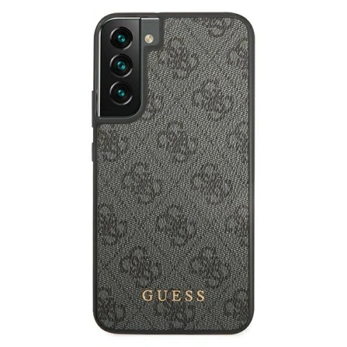 Buy Guess GUHCS22MG4GFGR Samsung Galaxy S22+ Plus grey hard case 4G Metal Gold Logo - GUE1591GRY - {ean13} - Home Screen Store Europe