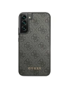 Buy Guess GUHCS22MG4GFGR Samsung Galaxy S22+ Plus grey hard case 4G Metal Gold Logo - GUE1591GRY - {ean13} - Home Screen Store Europe
