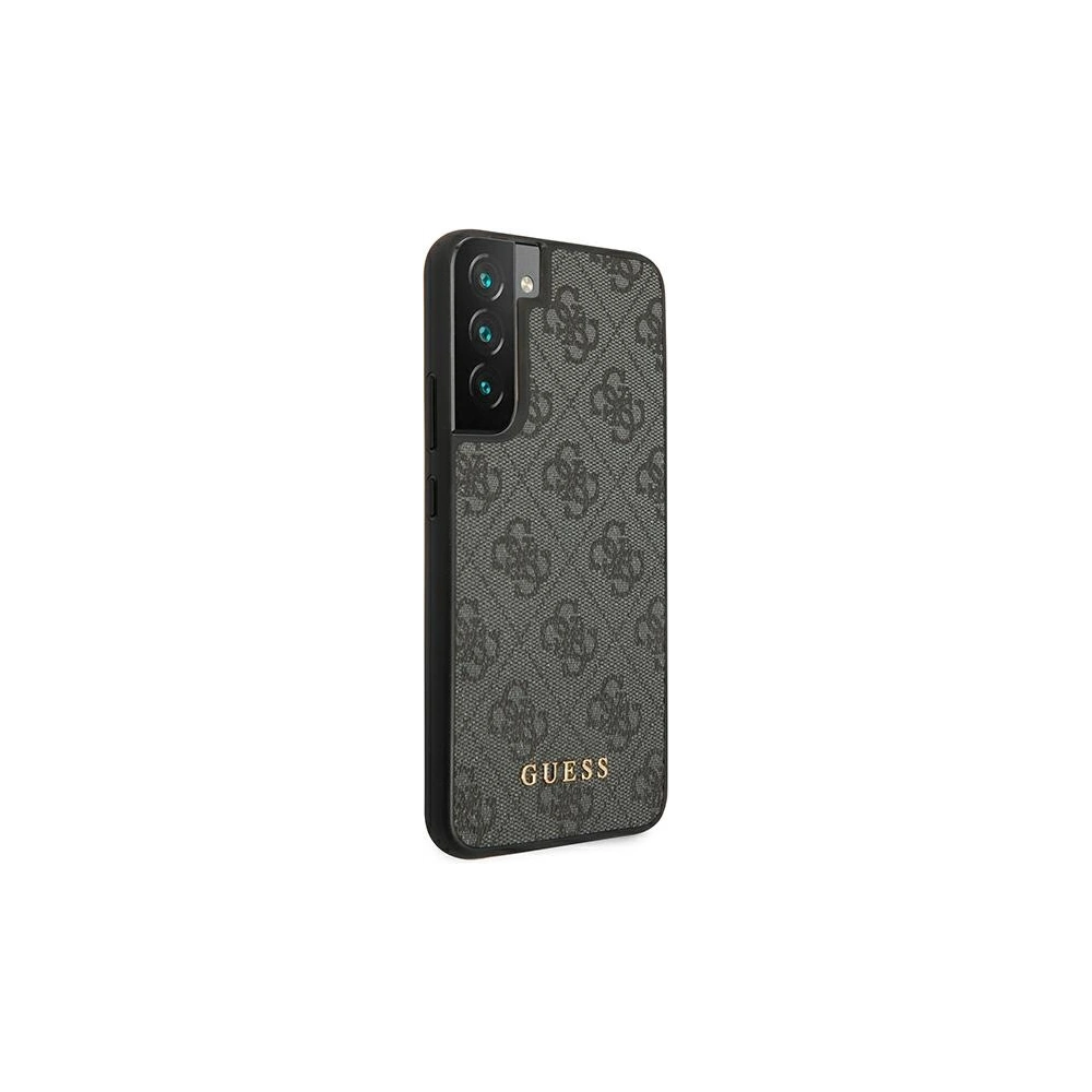homescreen.pl - Etui Guess GUHCS22MG4GFGR Samsung Galaxy S22+ Plus szary/grey hard case 4G Metal Gold Logo